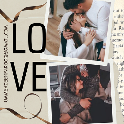 Love is Beautiful feel.. canva couples feeling facebook post graphic design insta post love lovers poster design romance wedding xoxo