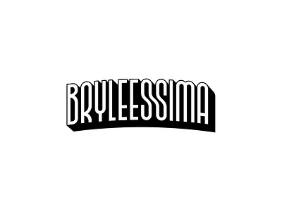 Bryleessima — Authentic Italian Restaurant Logo branding classylogo customtype graphic design identity italian logo logodesign restaurantbranding vintageinspired wordmark