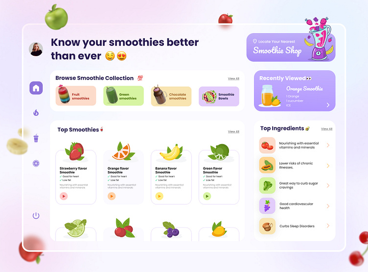 Blending Smoothie Shop by Master Creationz -Global UI UX Design Studio ...