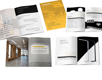 Catalogue, brochure design for Ledon agency brochure annual report bifold brochure booklet brochure brochure design business brochure catalogue catalogue design corporate brochure flyer lookbook magazine print product sheet trifold trifold brochure