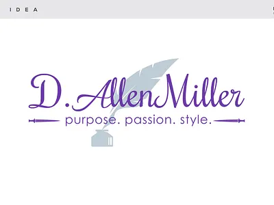 D. Allen Miller – Personal Brand Logo Concepts brandingdesign