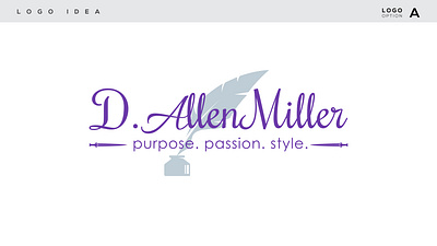 D. Allen Miller – Personal Brand Logo Concepts brandingdesign