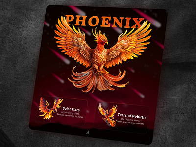 Poster Design design figma graphic design mythical creature phoenix photoshop poster