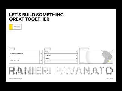 Portfolio footer footer freelancer landingpage portfolio ui