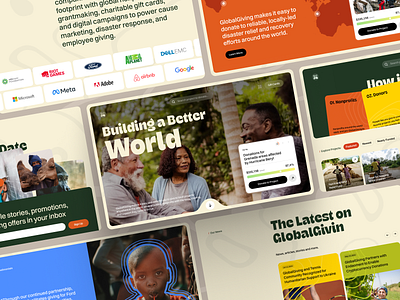 GlobalGiving – Redesign animation charity community donate donation glide glide design hero homepage layout micro animation motion graphics nonprofit redesign support ui ux web webdesign website
