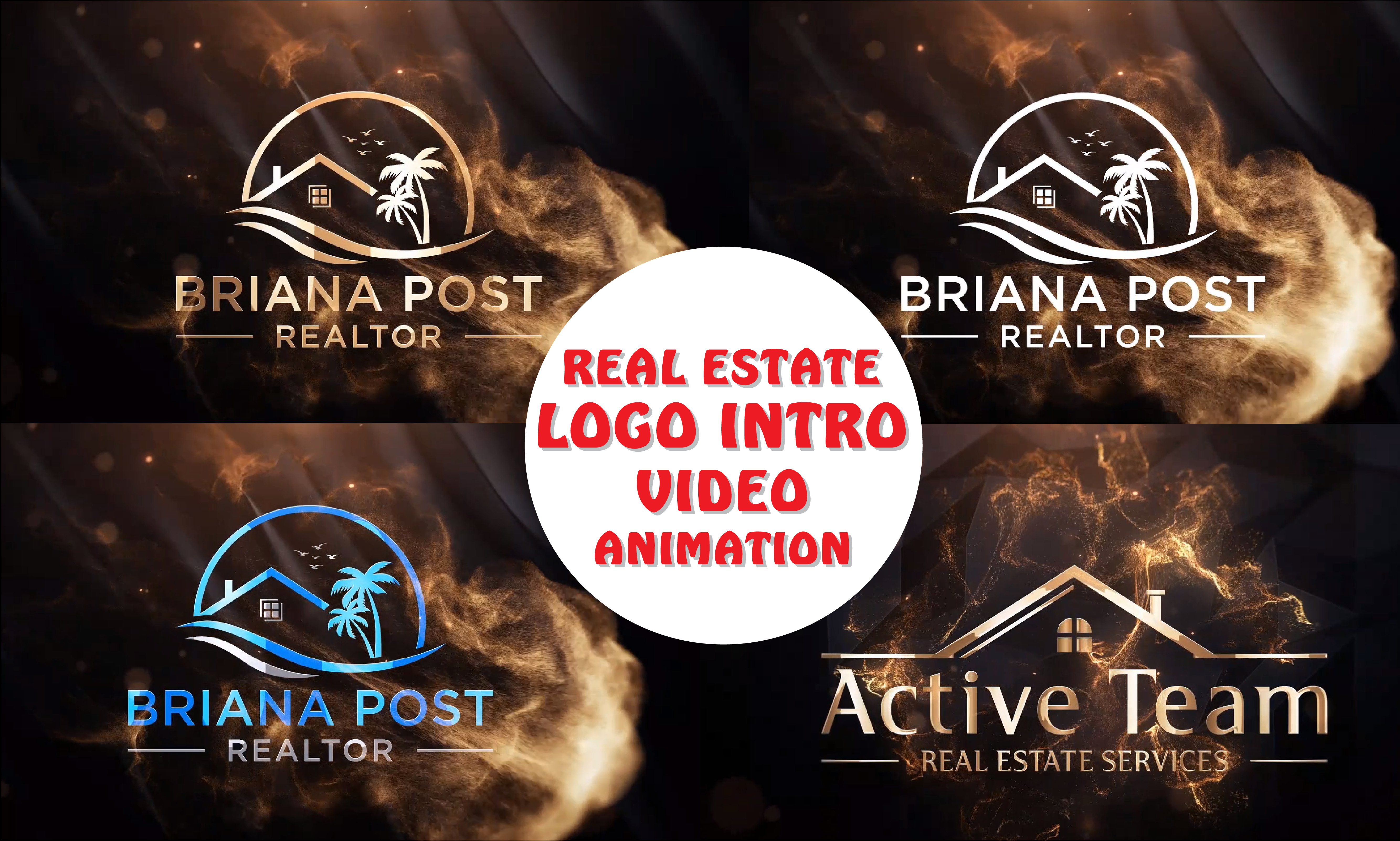 3d architect real estate logo intro outro video animation 3d 3d architect branding design graphic design intro logo logo intro logo outro logo video real estate logo video animation