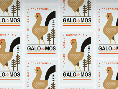Galo de Mos brand branding design geometric graphic design illustration logo logodesign logotype rooster vector