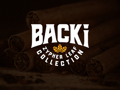 BACKi - ZYPHER LEAF COLLECTION branding cigar cigarillos company leaf logo logodesign premium smoking tobacco