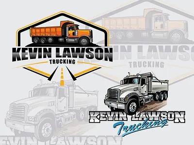 Truck Business Logo animation brand design branding business card construction logo graphic design illustration logo design minimalist logo mobile monogram motion graphics poster design print product design transport logo trucking logo typography vintage logo web design