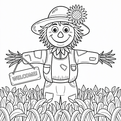 Thanksgiving design for coloring pages pod