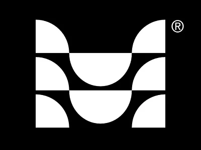 M logo Concept - Available for purchase geometric logo logo for sale m m logo minimal logo