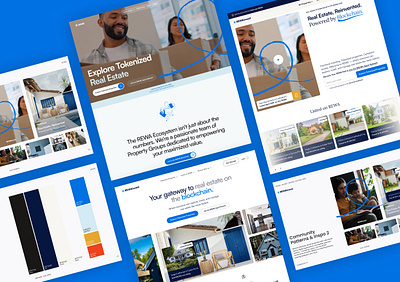 REWA Go Live Rebrand, New DeFi Platform blockchain dashboard graphic design logo prop tech property real estate ui webflow website