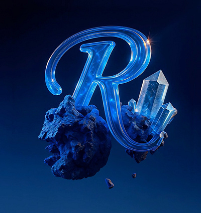 Letter "R" and Organic Forms animation branding design illustration logo motion