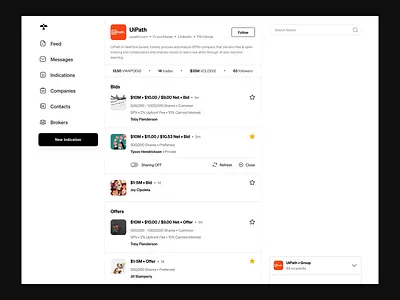 Web App app ui bitcoin chat clean dashboard design feed finance product design product development profile real estate setting typography ui ui ux user experience ux web app website