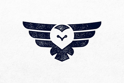 Barred Owl animal bird brand brand design branding design flying icon illustration logo logo design logos owl vector