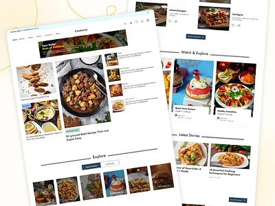 Cookaroo Food Website branding design figjam figma food food order food website graphic design illustration logo online shop order photoshop ui uiux ux website website design websitedesign