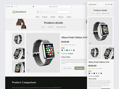 ZenMart – Minimal & Modern eCommerce Website UI aidesignworkflow aiindesign aiproductdesign aiux cleanui conversiondesign dailyui dribbble ecommerce ecommercedesign landingpage minimaldesign modernui predictiveux shopdesign smartdashboard uidesign uxdesign uxuidesign webdesign websitedesign