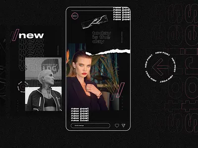 Stories Instagram / Elephantpink animation graphic design rrss stories instagram