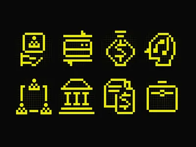 Digiflex-Icon animation artifficial inteligence bank branding card design fintech graphic design grid icon logo money pixel perfect presentation saving service square startup transcastion ui