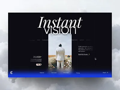 CreaMate.ai - AI Video Generator Landing Page Animation ai ai video animation artificial intelligence design interaction landing page machine learning tech ui ux video generator video maker web web design website website design