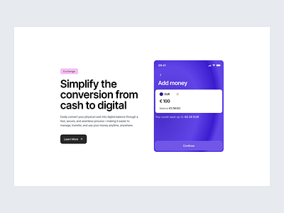 Digital Money Transfer Platform animation banking company design digital elementor finance fintech framer landing money page payment platform software transfer ui webflow website wordpress