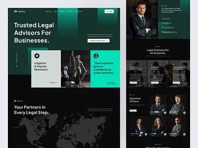 Law Firm Website attorney design justice landing page law law firm lawyer legal legislation template ui ux website