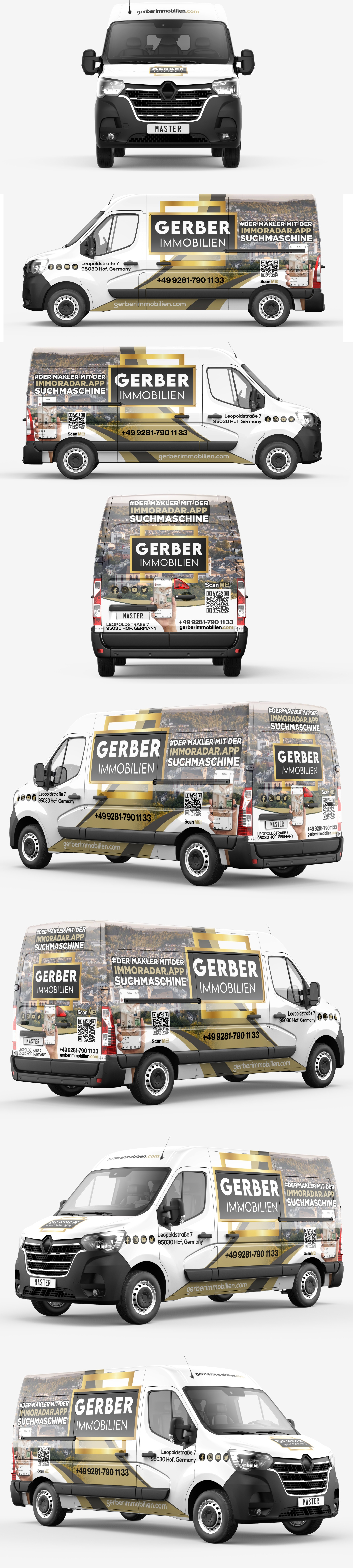 GERBER IMMOBILIEN I Creative Van Wrap car wrap creative van wrap creative wrap vehicle wrap wrap