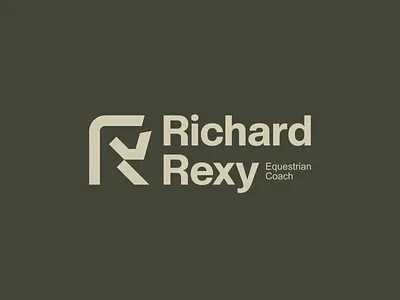 Richard Rexy branding character coaching design equestriancoach graphic design horse horselogo icon illustration logo race riding rlogo rr symbol vector