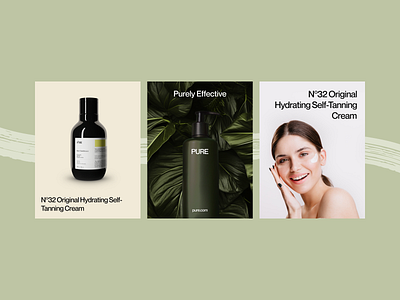 Pure - UI Component Skincare beauty care clean component cosmetics design ecommerce graphic design health product skin skincare component ui