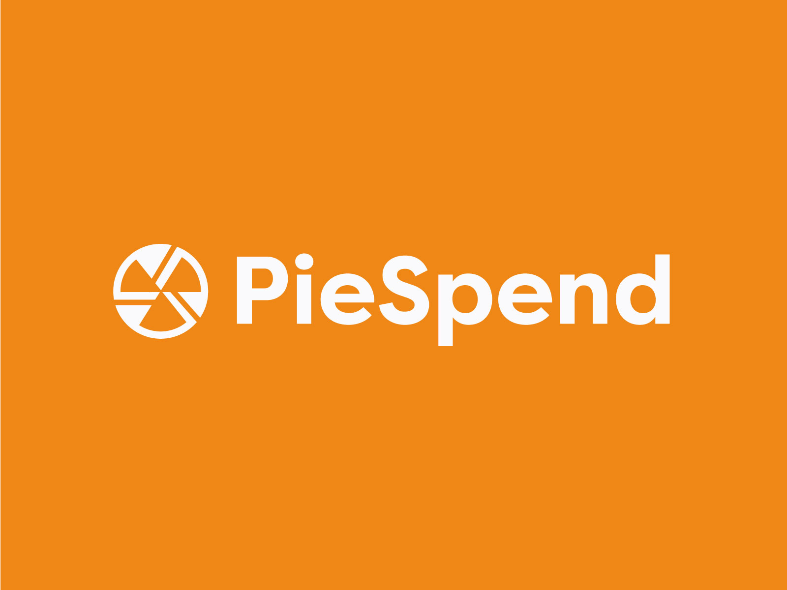PieSpend bars bold branding chart data design geometric logo logodesign modern pie
