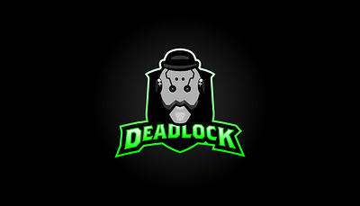 Deadlock Esports branding design graphic design illustration logo vector