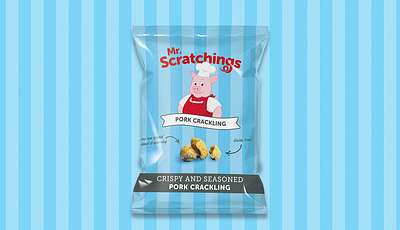 Mr Scratchings Packaging branding design graphic design illustration logo