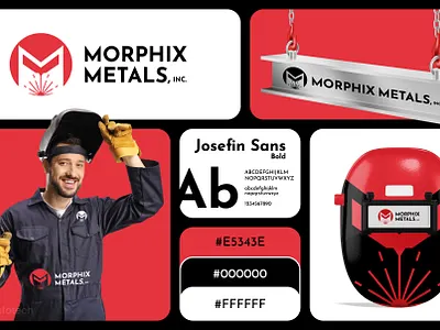 Morphix Metals Branding branding logo