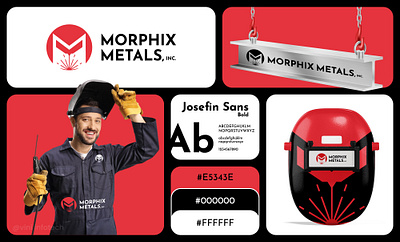 Morphix Metals Branding branding logo