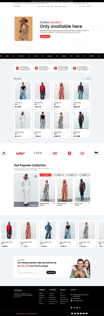 E-commerce Website Design—Clothing Brand Experience best e commerce website design e commerce website e commerce website design fashion e commerce website featured design new e commerce website design new trendy design shopify website design top e commerce website design uiux uiux design website design