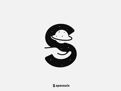 Negative space logo branding classic logo creative logo design hand help logo concept letter s logo logo designer logo mark planet professional logo s simple logo spaceuix startup logo unique logo vintage logo