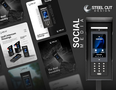 Social Media - Steel Cut 3d banner design post design poster design social media social media design