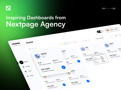 Dashboards collection by Nextpage blue branding dashboard design gradient graphic design green illustration logo mobile portal ui ux uxui vector web webdesign website