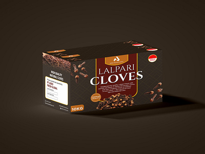 Lalpari Cloves – Premium Export Packaging Design custom label design