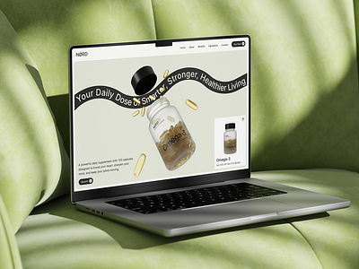 NORD landing page medicine ui ui design ui ux web web design website