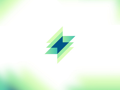 Energy Brand Logo Available For Sale bolt brand identity branding concept energy gradient graphic design green green energy illustrator logo logo design minimal negative space power solar startup tech thunderbolt uae