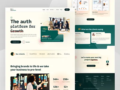Creative Agency Landing Page Website ✌️ agency agency website company website creative agency creative direction design agency digital agency home page landingpage minimal website personal branding sourav studio tech ui designer uidesign web web design webdesign website builder