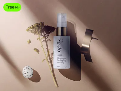 😍 Free cosmetic bottle mockup free cosmetic bottle mockup free mockup free packaging mockup free spray bottle freebie