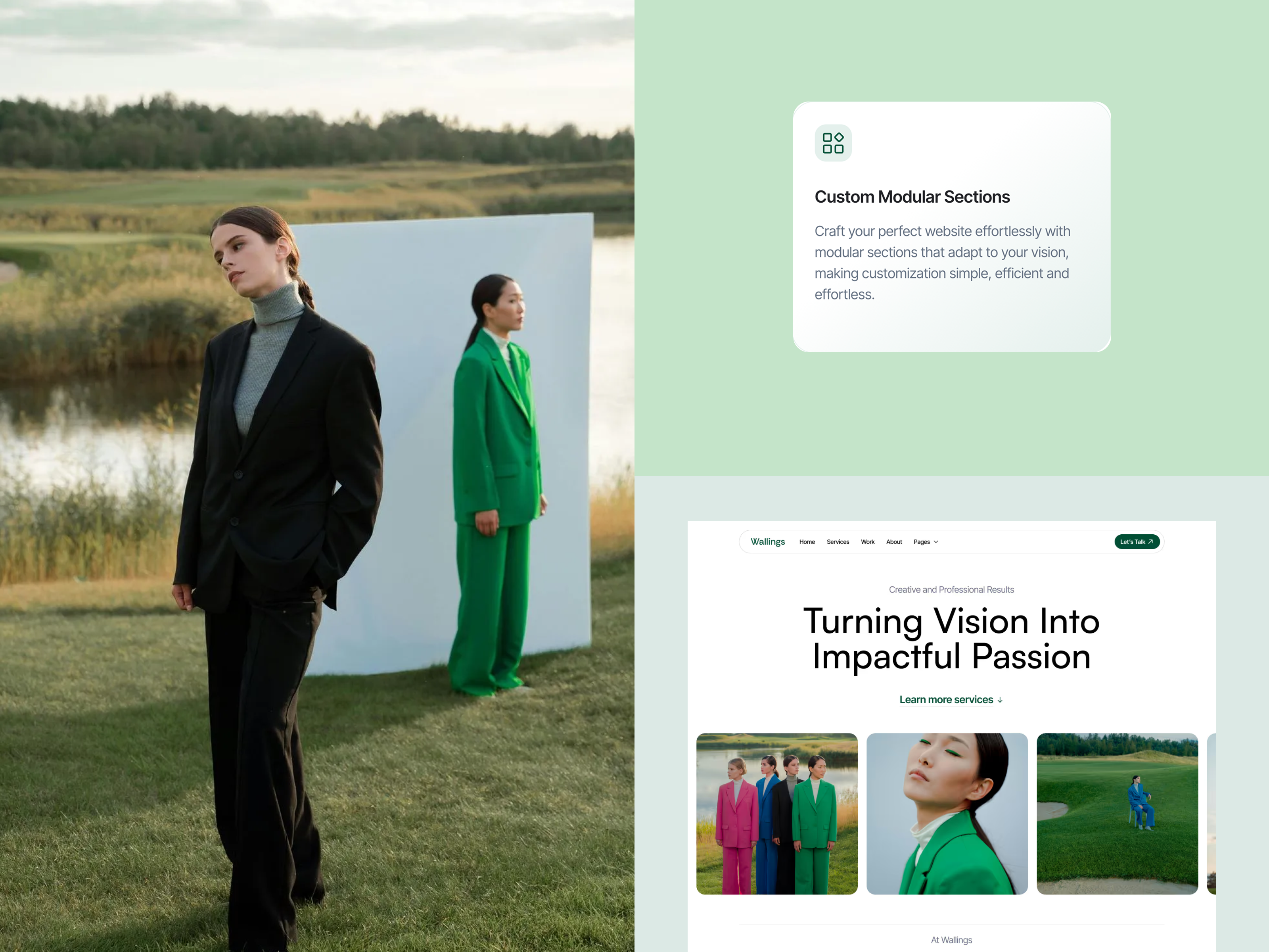 Example of Web Design + Development