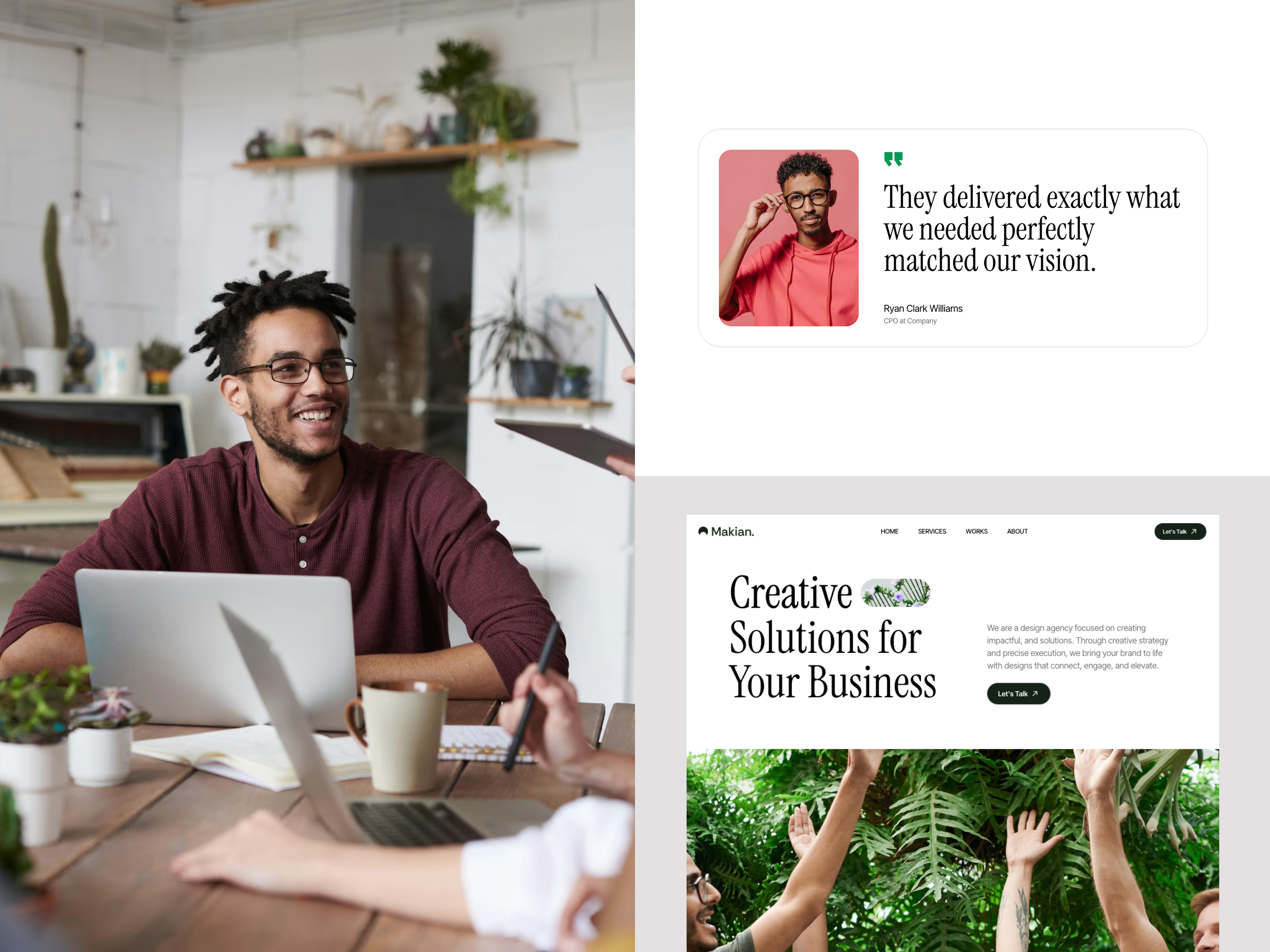 Example of Web Design + Development