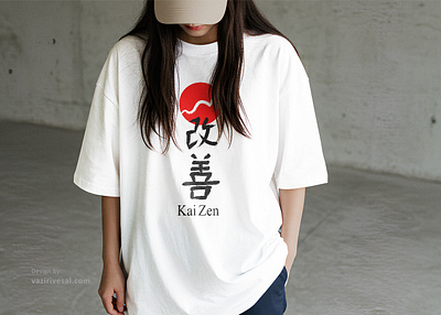 Kaizen-inspired Japanese Typography Design graphic design japan kaizendesign logo t shirt typography