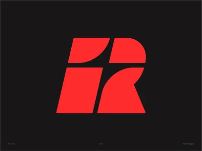 Letter R, Minimal, Speed, Lightning Bolt - RichKid Logomark bolt brand branding clean design fashion graphic design icon letter r lightning logo minimal modern speed typography vector