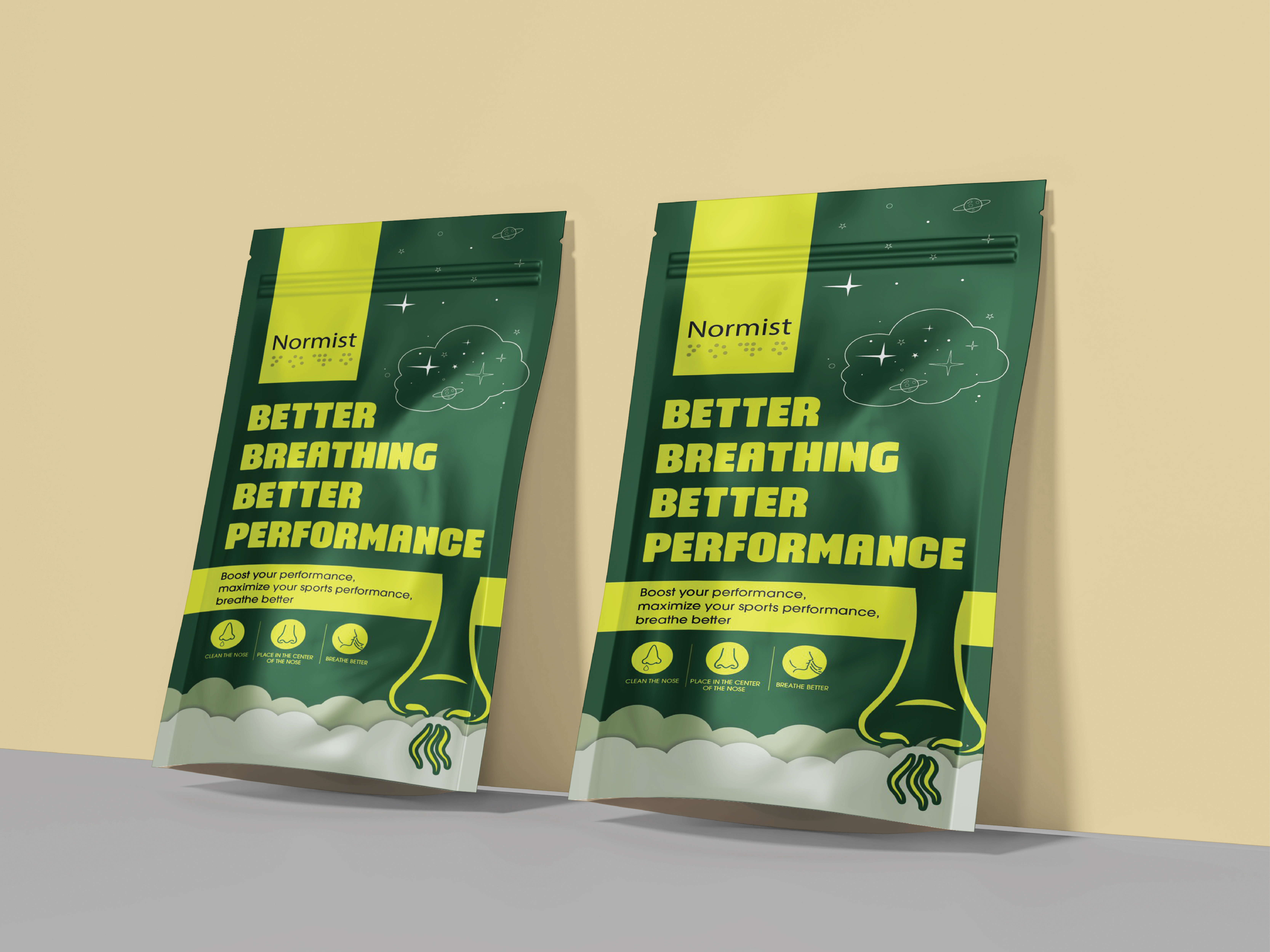 Better Breathing Better Performance Packaging Design better breathing better performance better sleeping branding breath better deep sleeping landing page normist nose sleeping tap packaging packaging design pouch design pouch packaging design product packaging design sleeping tap packaging ui ux website design wedesign wesite