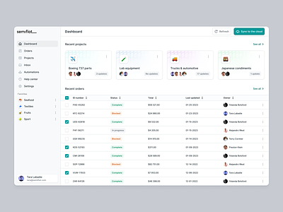 Semiflat principles - Layout card design crm crm saas dashboard delivery monitoring management saas management system operations procurement saas product design saas app saas dashboard semiflat table design ui web app web interface web saas