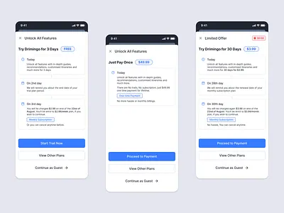 Payment Transparency design experiments mobile payments simple timeline transparency ui ux